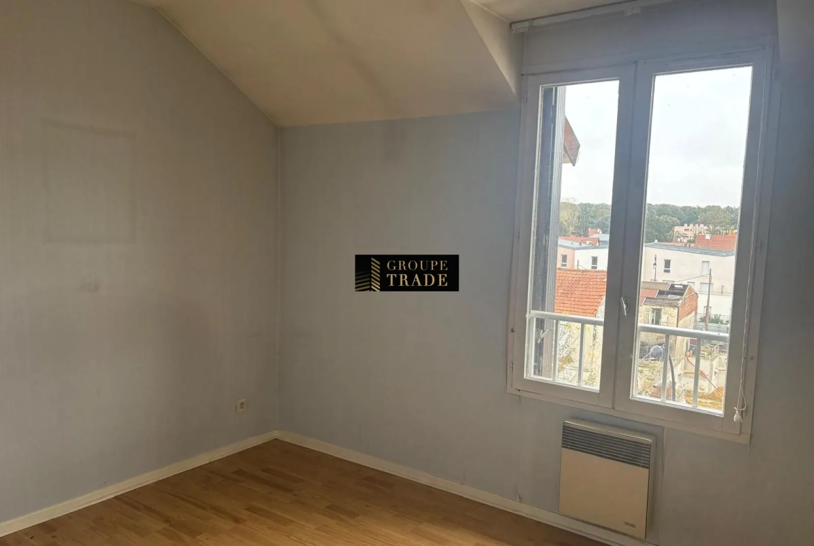 Appartement T2 à vendre à Le Plessis-Trévise – 55m², balcon, proche écoles et commerces 