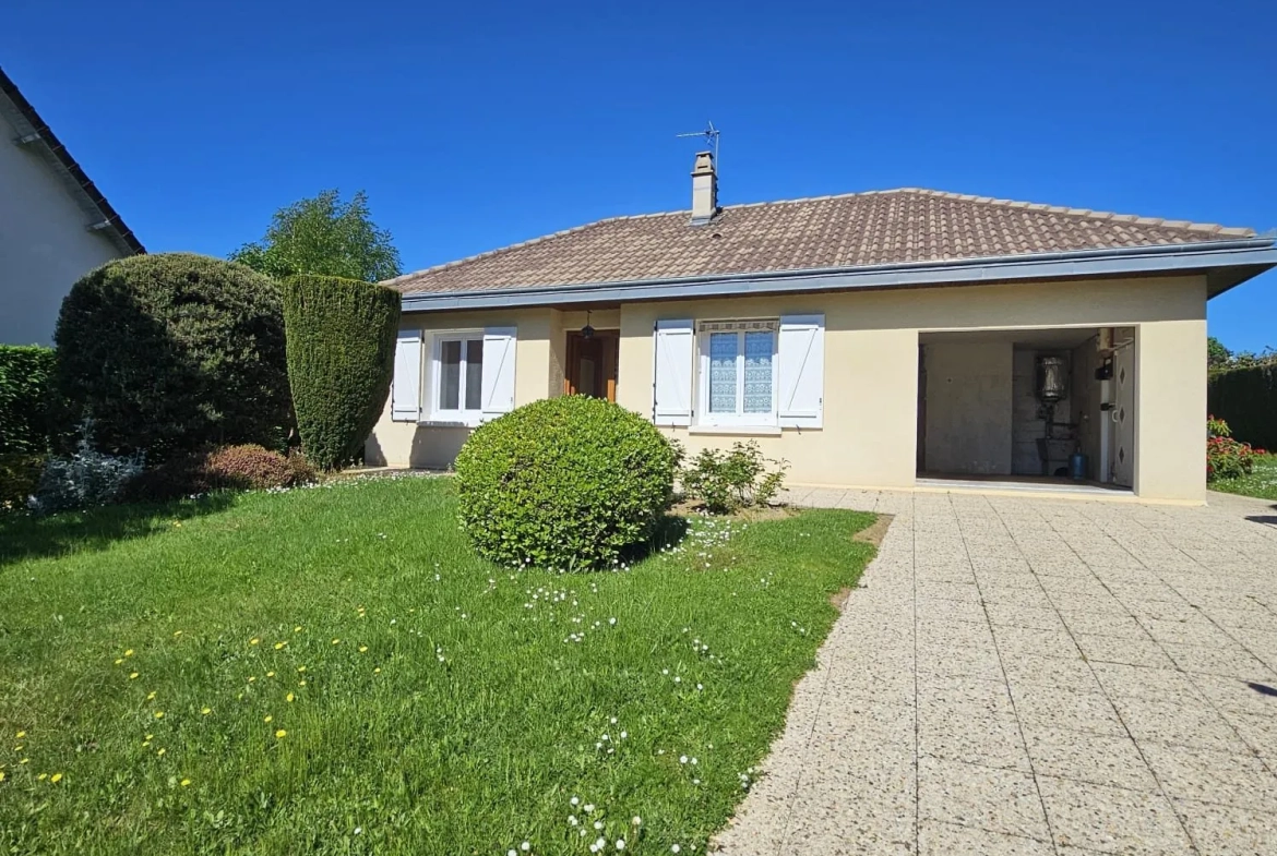 Maison de plain-pied à Condat-sur-Vienne avec jardin et garage, 48 m² 