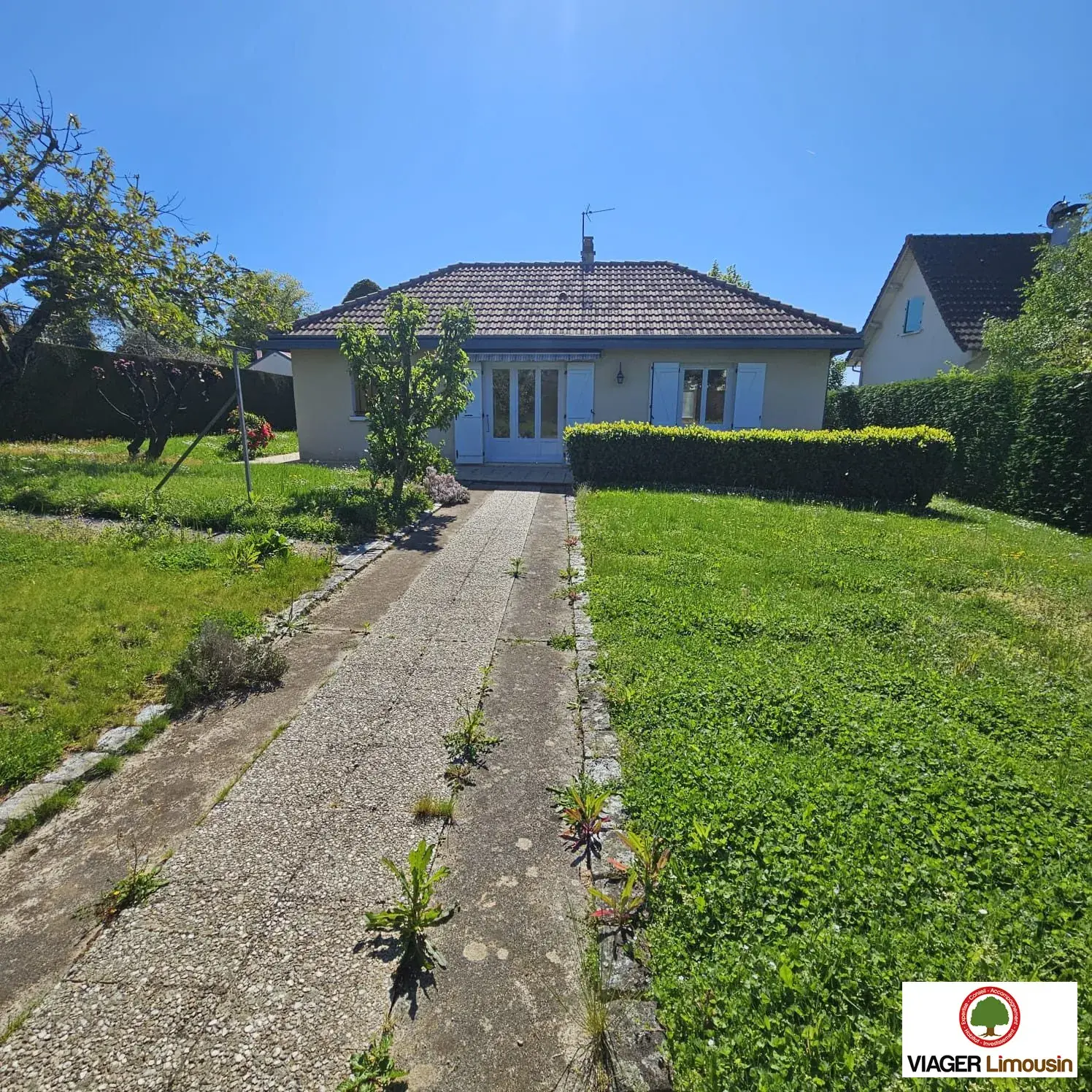 Maison de plain-pied à Condat-sur-Vienne avec jardin et garage, 48 m² 