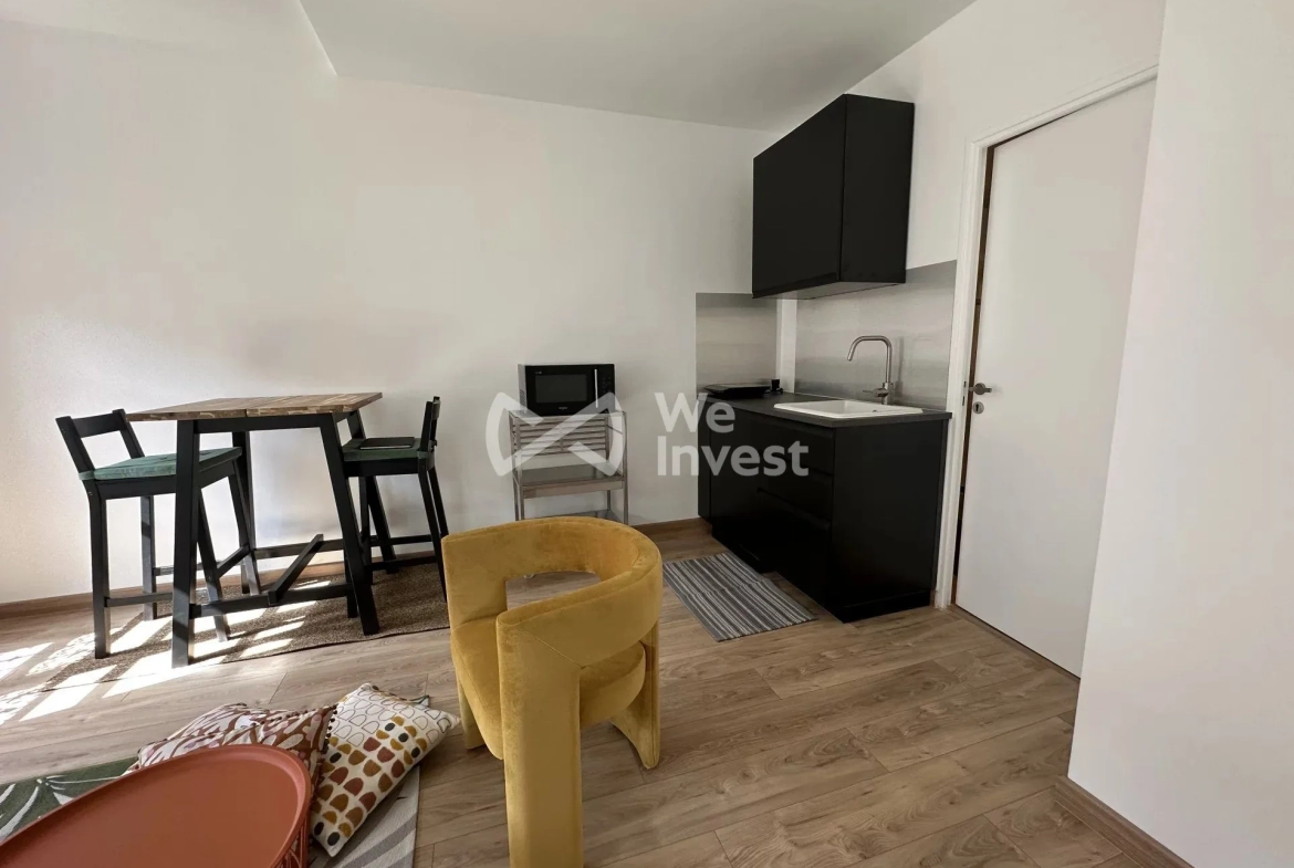 Appartement T1 de prestige à Toulouse, lumineux et idéal pour investissement 
