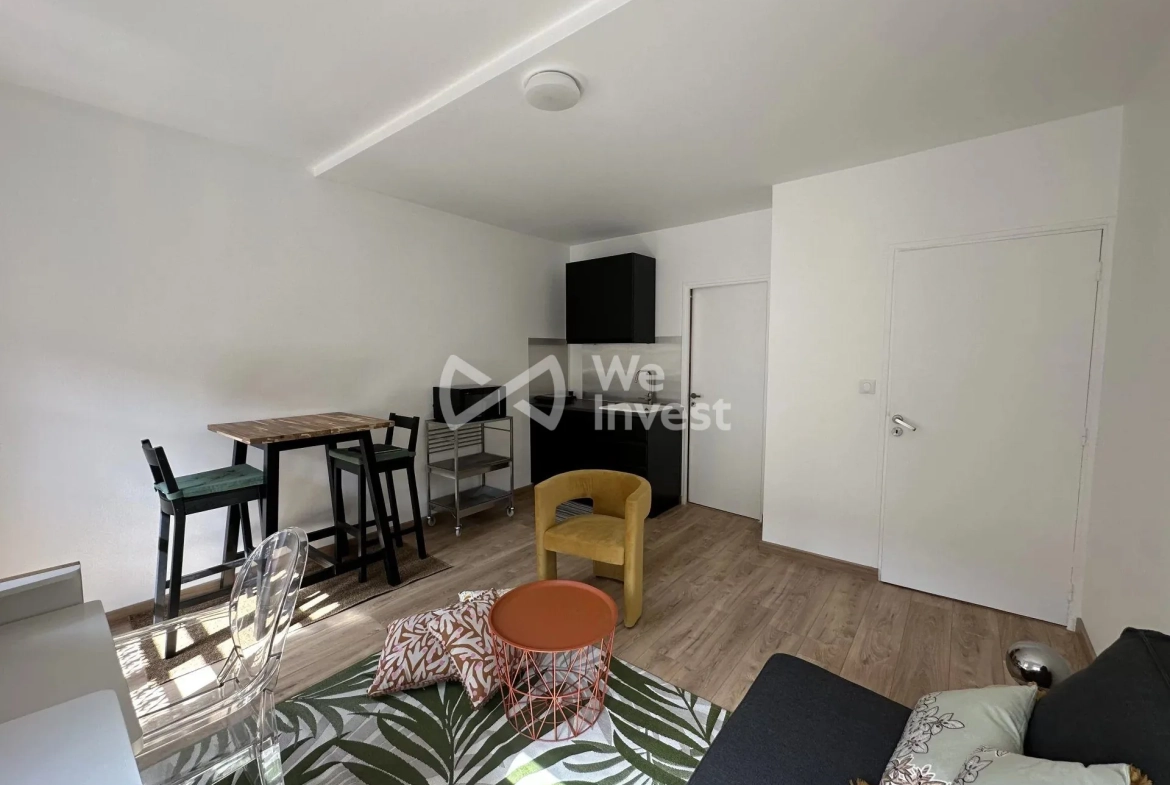 Appartement T1 de prestige à Toulouse, lumineux et idéal pour investissement 