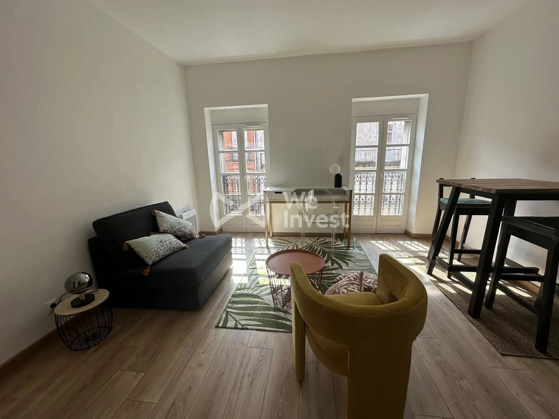 Appartement T1 de prestige à Toulouse, lumineux et idéal pour investissement 