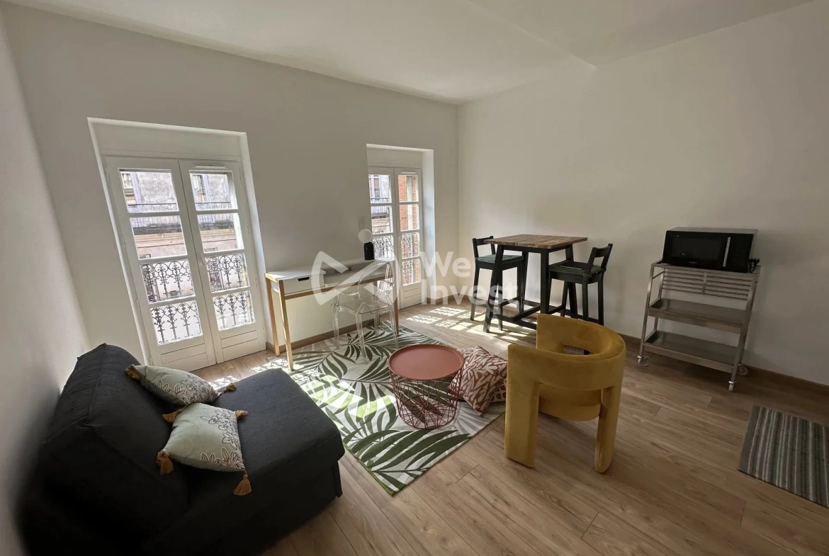 Appartement T1 de prestige à Toulouse, lumineux et idéal pour investissement 