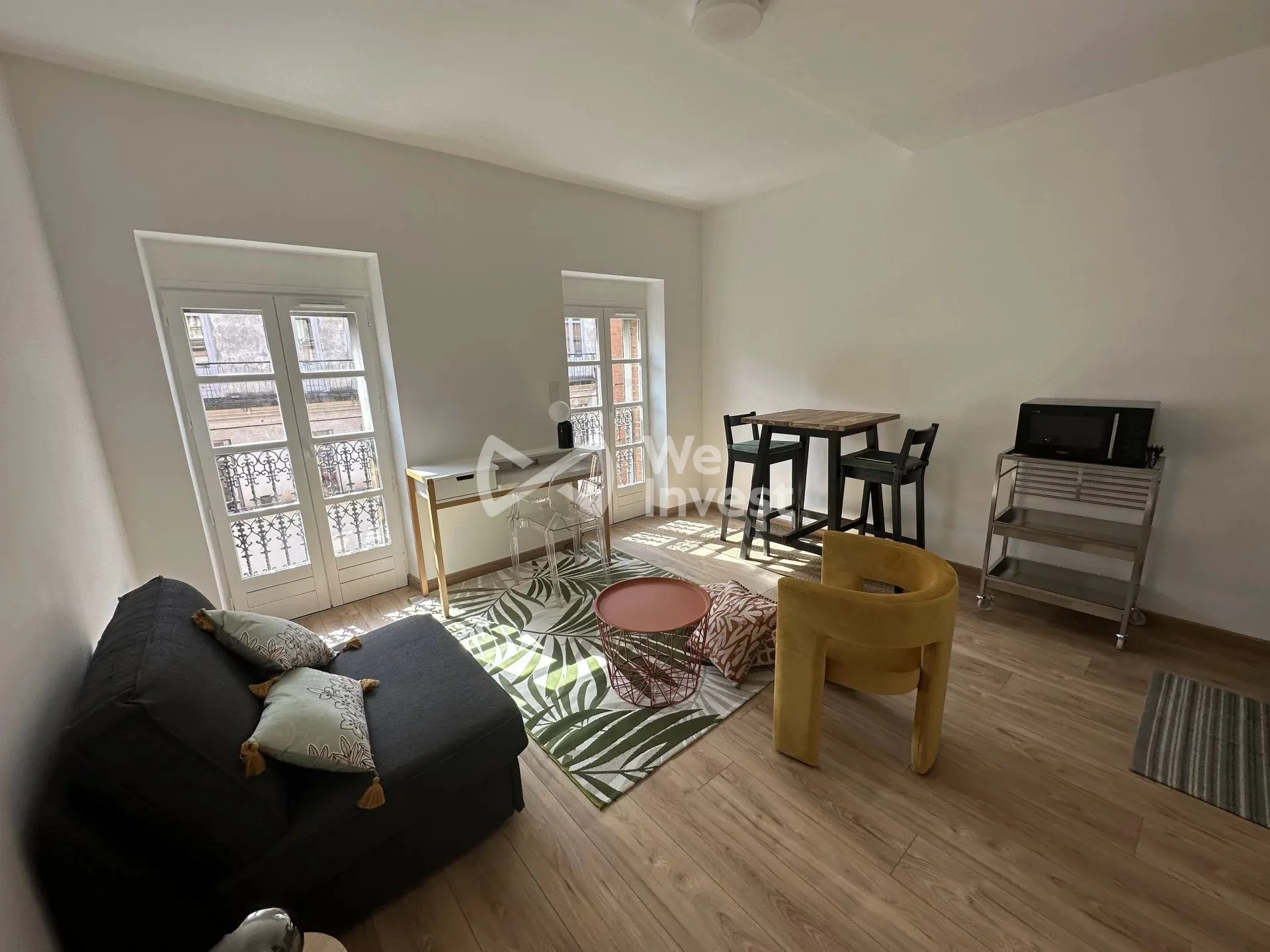 Appartement T1 de prestige à Toulouse, lumineux et idéal pour investissement 