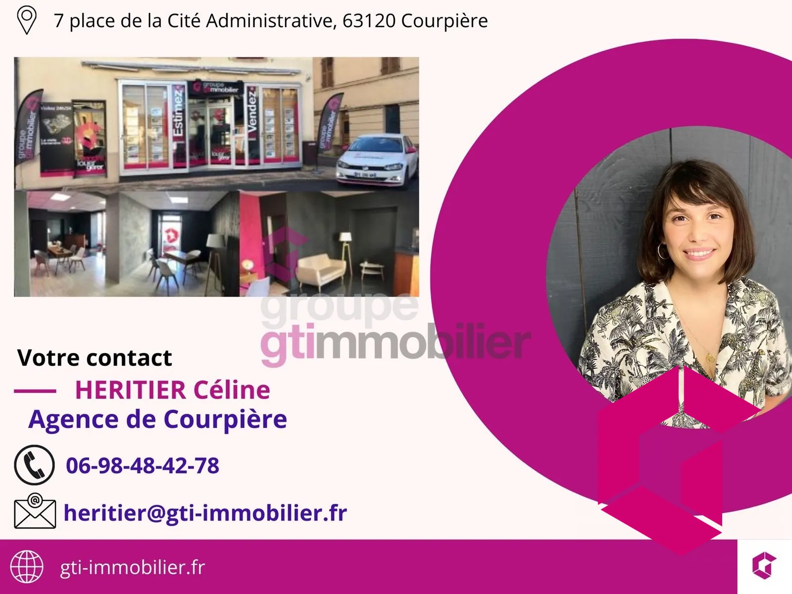 Terrain constructible de 6194 m² à Courpière avec viabilités et potentiel de construction 