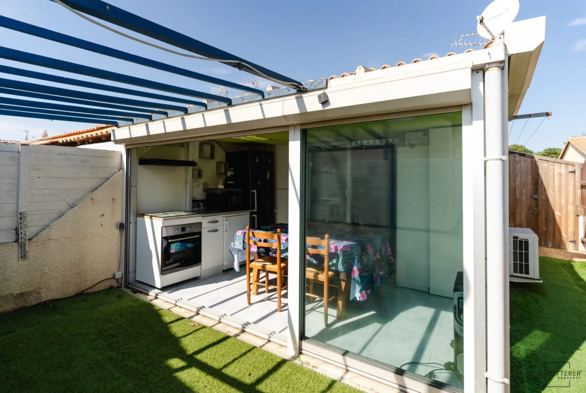 Votre Pavillon à Gruissan avec Terrasse et Piscine - Idéal Investissement ou Résidence Secondaire 