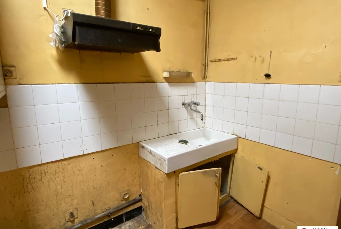 Maison à vendre à Semur-en-Auxois - Charme ancien à rénover avec garage et jardin 