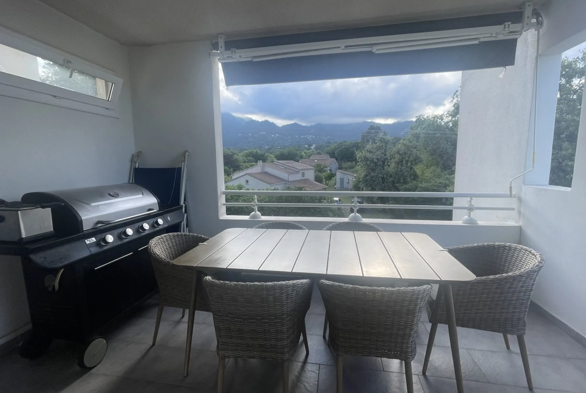 Appartement de 3 pièces avec terrasse à San-Nicolao, proche commodités 