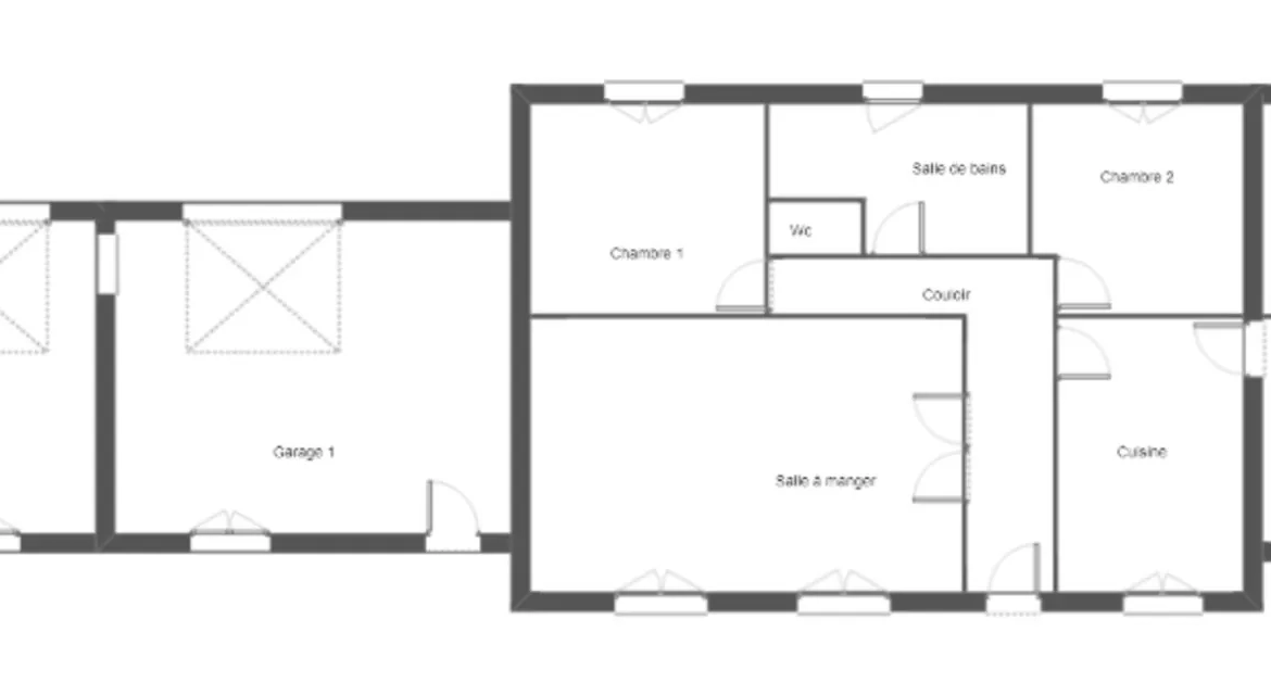 Maison à vendre à Floirac avec grand terrain, luminosité et potentiel 