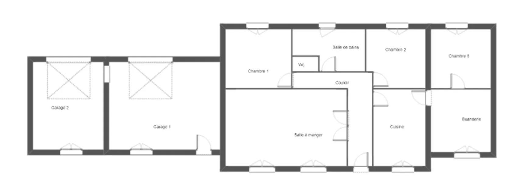 Maison à vendre à Floirac avec grand terrain, luminosité et potentiel 