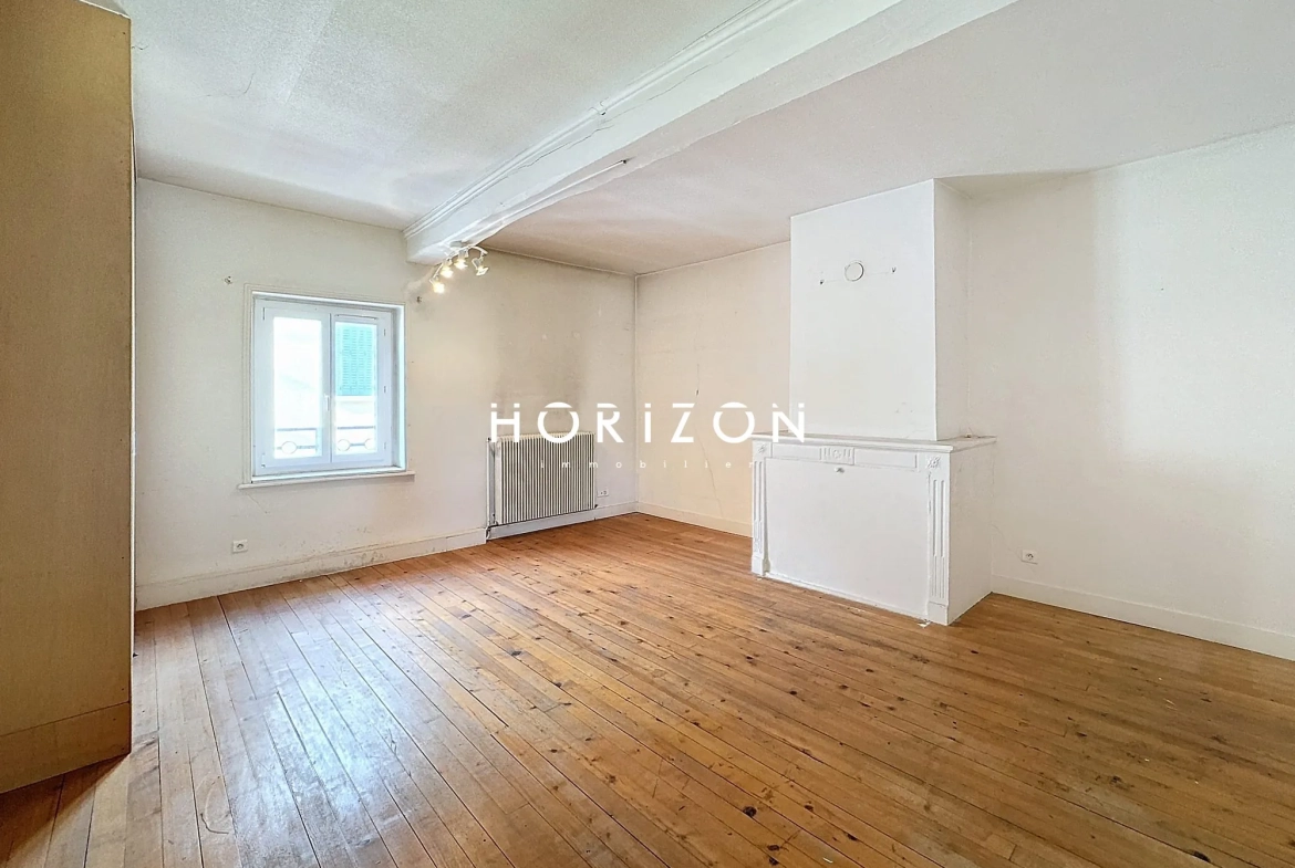 Maison de ville à Thoissey 136 m² avec jardin à rénover 