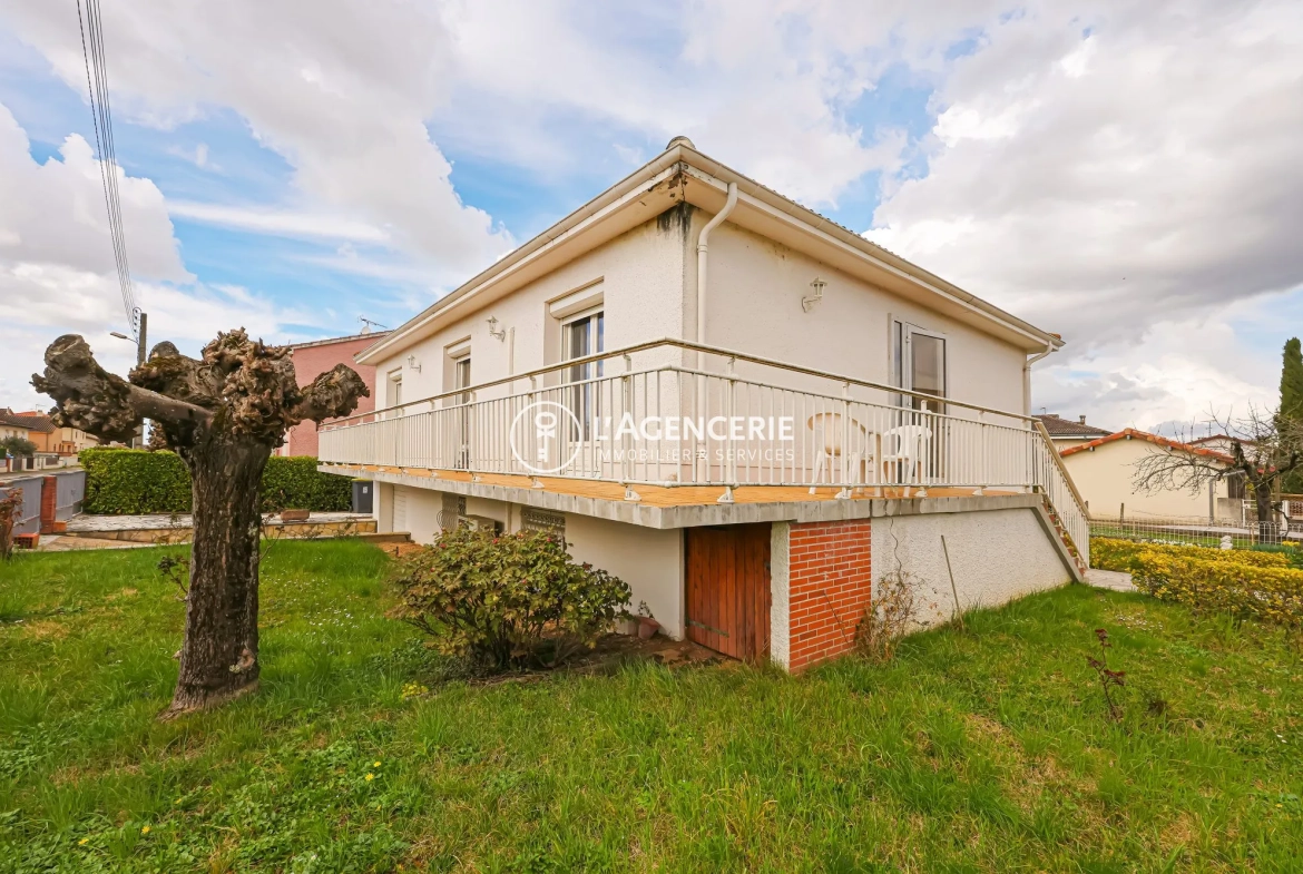 Maison individuelle à Albi avec 4 chambres et grand jardin 