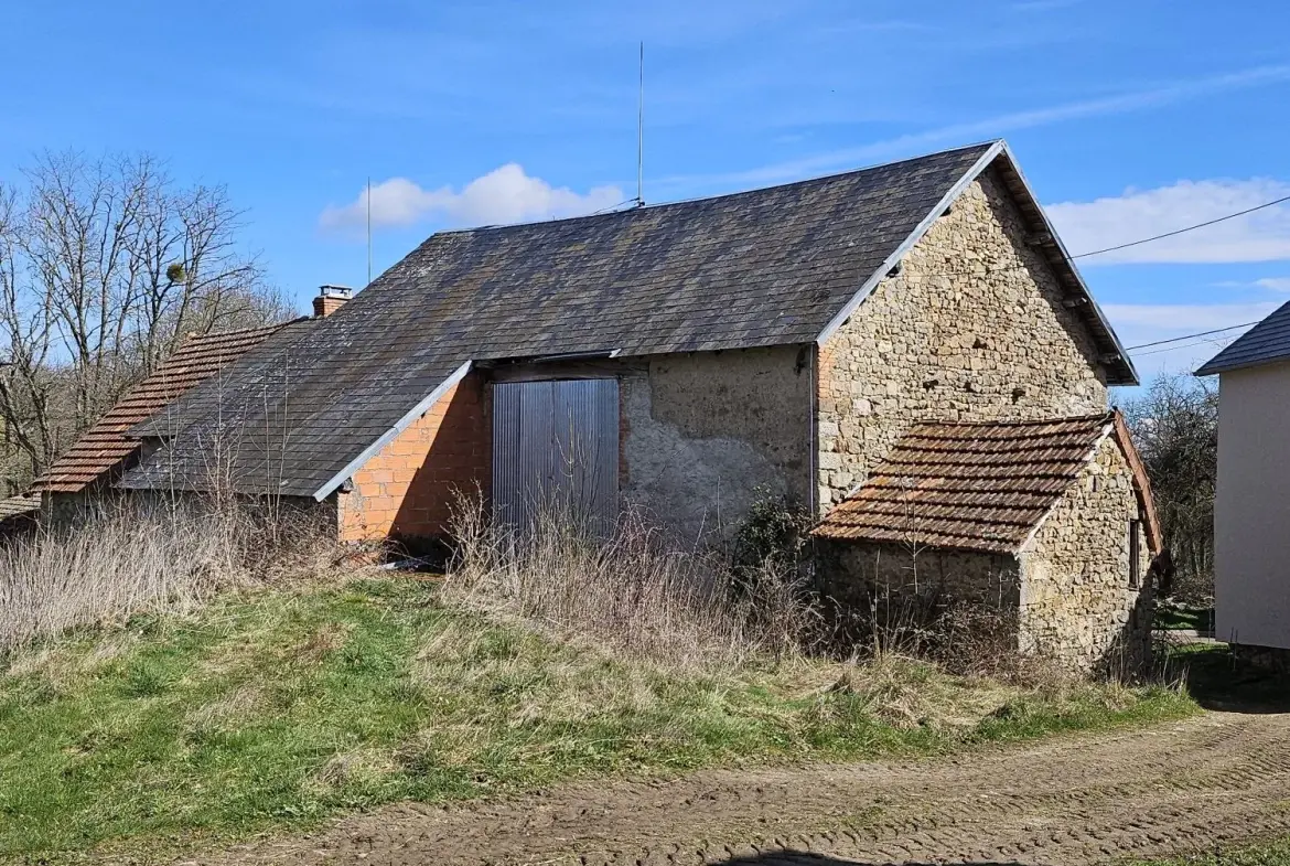 Ferme à rénover avec deux maisons et dépendances à Villosanges 