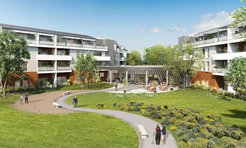 Investissement immobilier en résidence senior à Valence - T2 avec terrasse et parking 