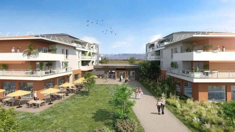 Investissement immobilier en résidence senior à Valence - T2 avec terrasse et parking 