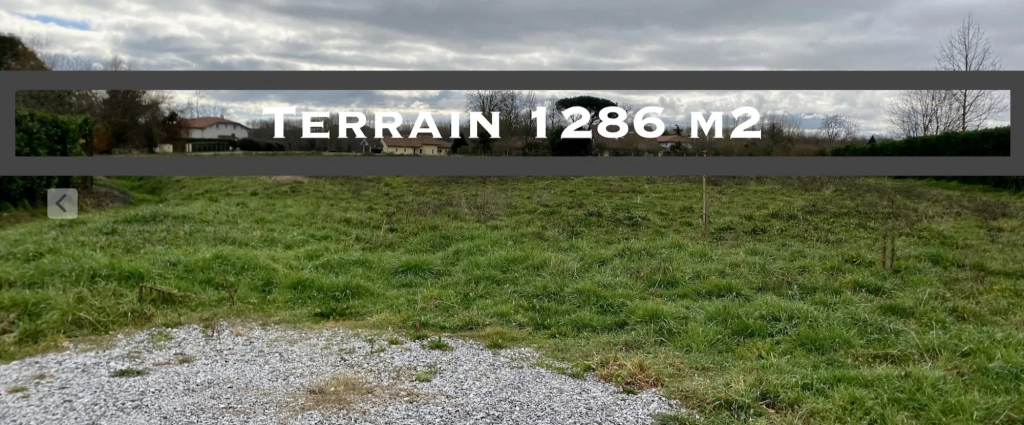 Terrain constructible à Téthieu de 1286 m² – Opportunité d’investissement immobilier