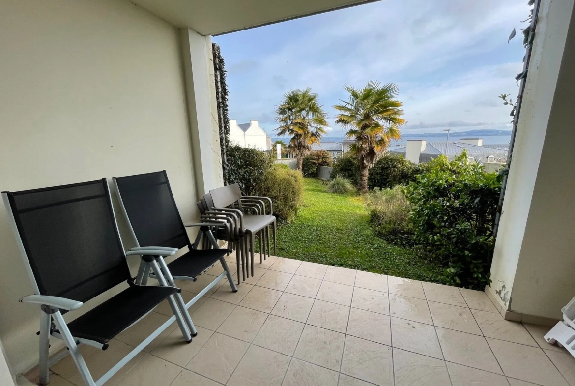 Appartement T2 avec Vue Sur Mer à Douarnenez près de la Plage des Sables Blancs 