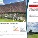 Longère en pierre à rénover avec vue sur la forêt et garage en campagne - 100 m²
