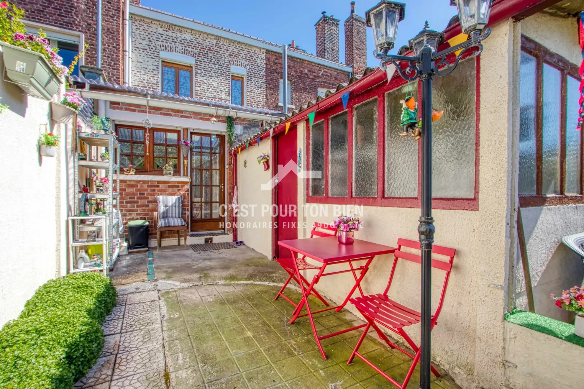 Maison 3 chambres avec jardin à Hellemmes-Lille, proche commodités 