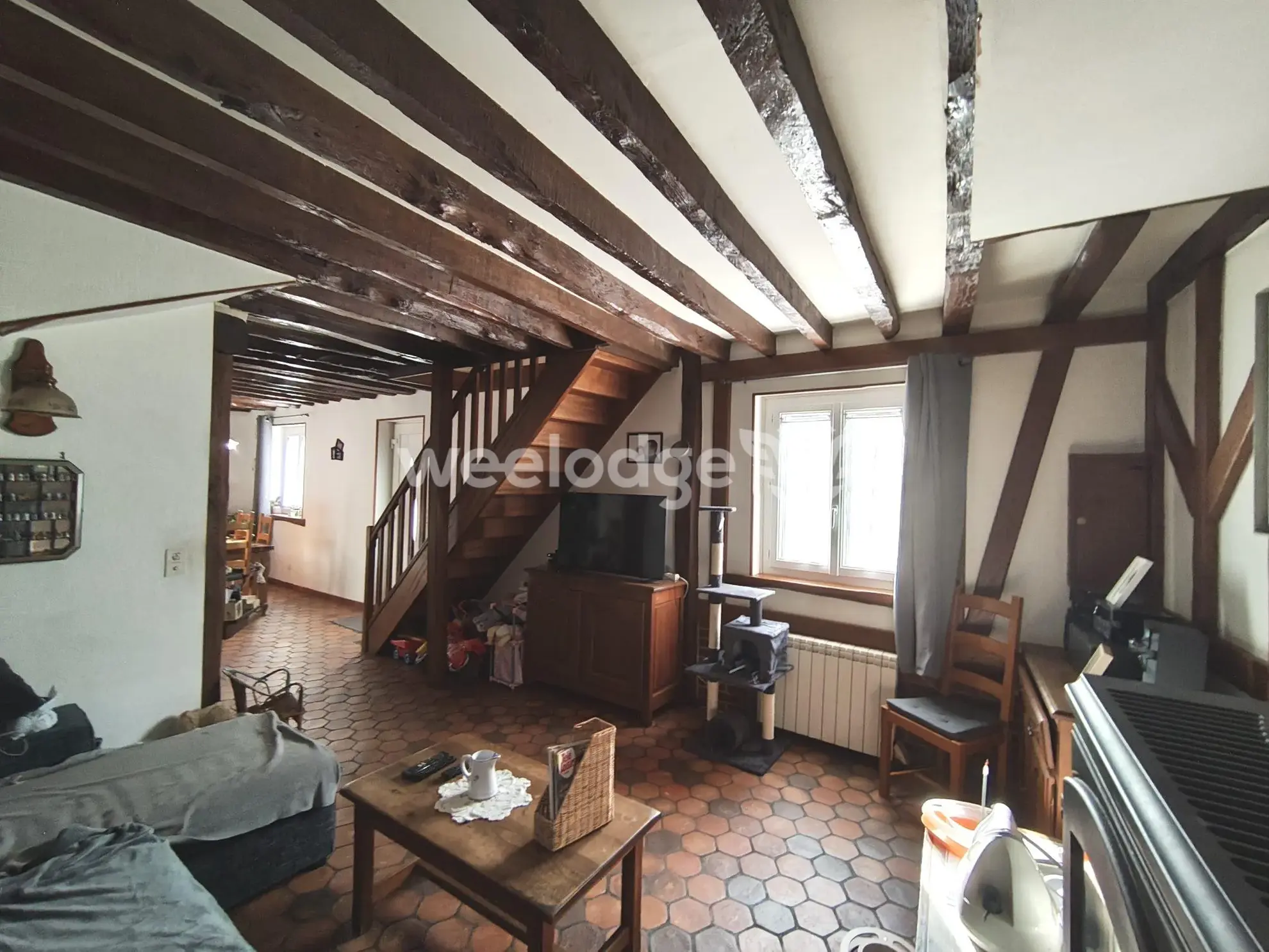 Magnifique maison ancienne de 102 m² avec 2 garages et terrain à Les Authieux-sur-le-Port-Saint-Ouen 