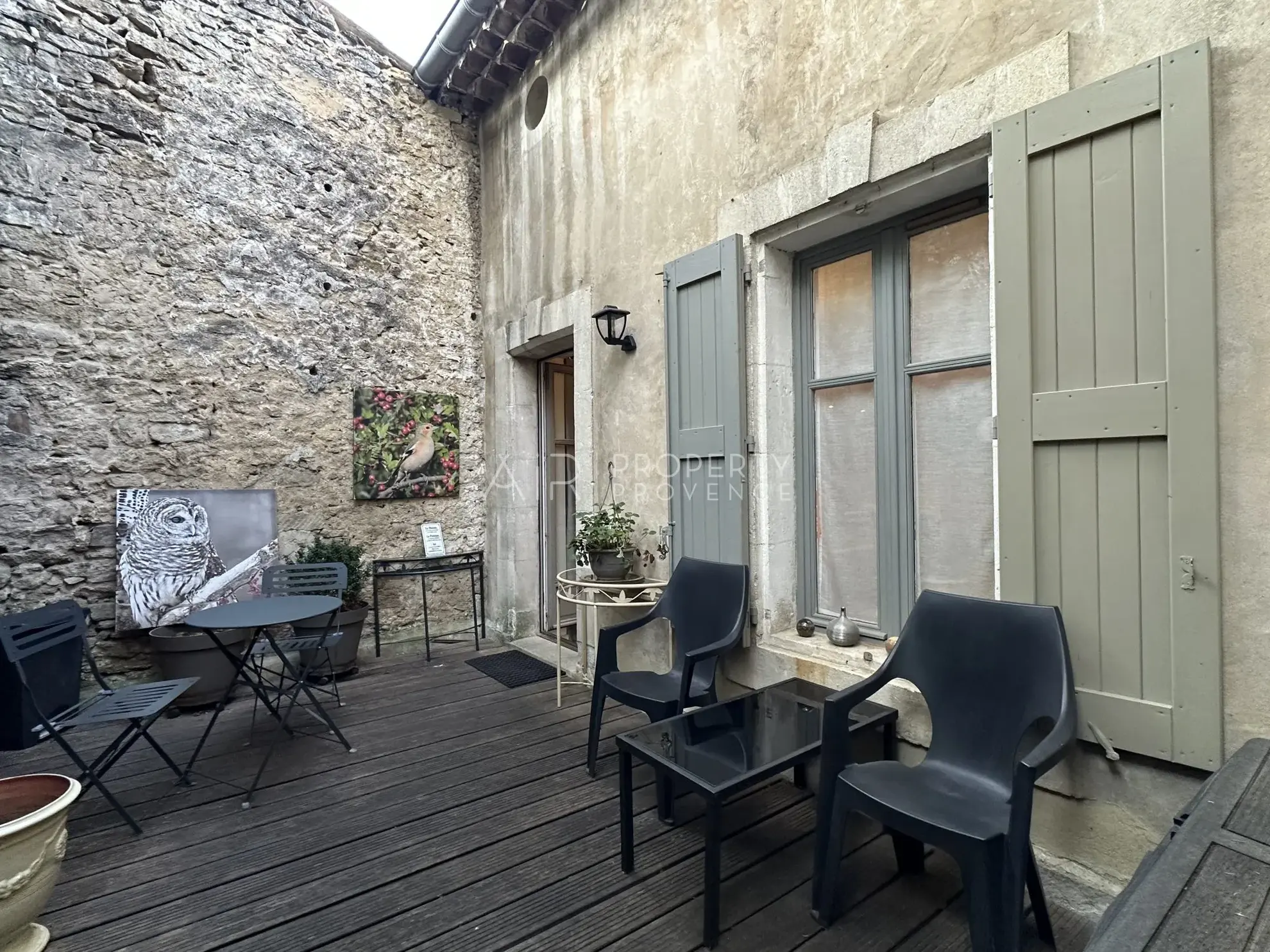 Charmant appartement duplex avec terrasse dans le Luberon - Bonniux 