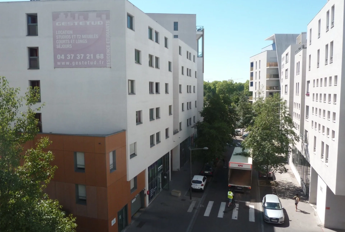 Investissez dans un Studio à Lyon 7ème dans Résidence Sécurisée avec Bail Commercial 