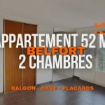 Bel appartement lumineux avec balcon à Belfort – Idéal investissement ou résidence principale