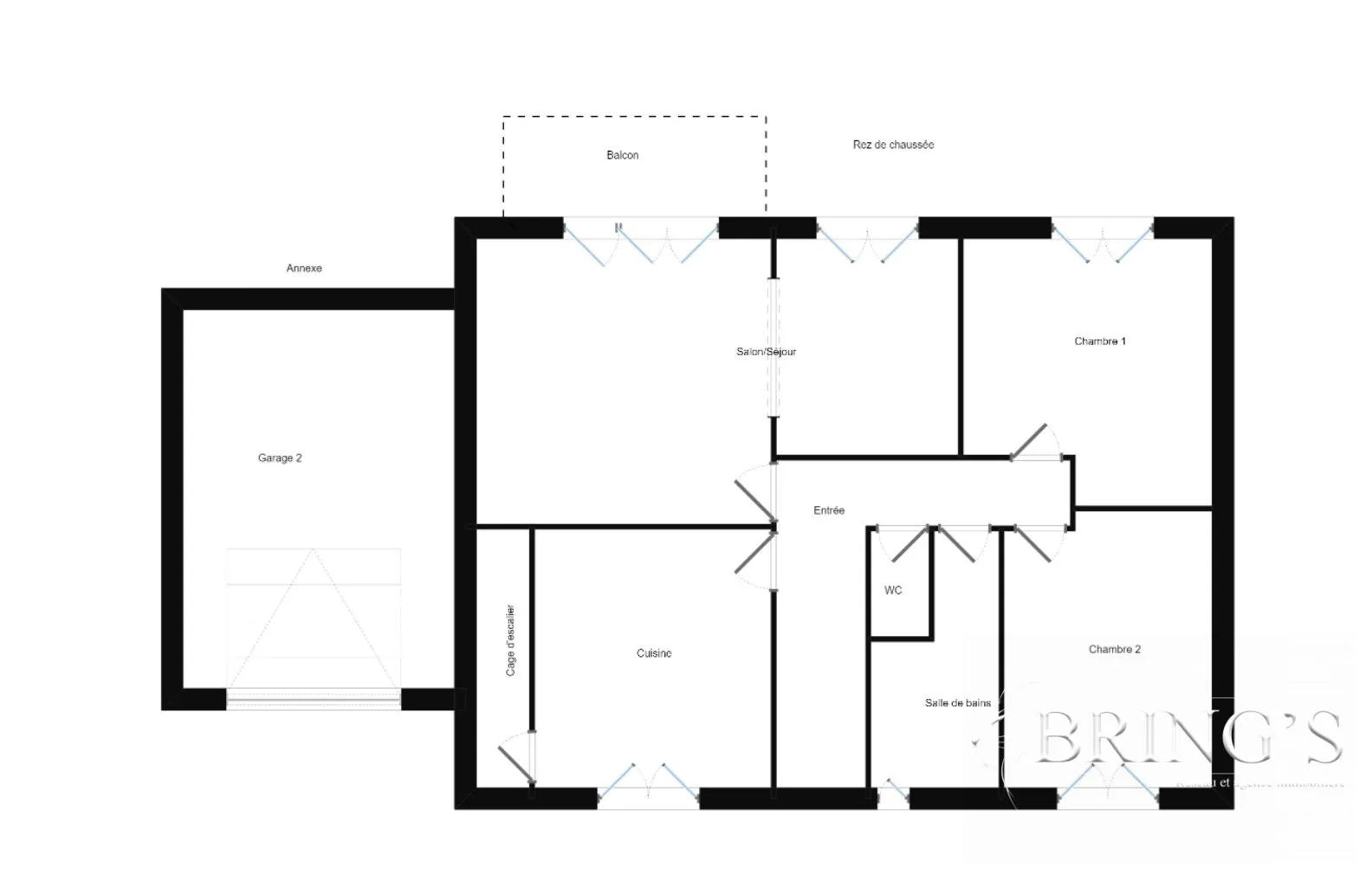 Maison familiale à vendre à Saint-Paterne-Le Chevain – 81,88 m² avec jardin 