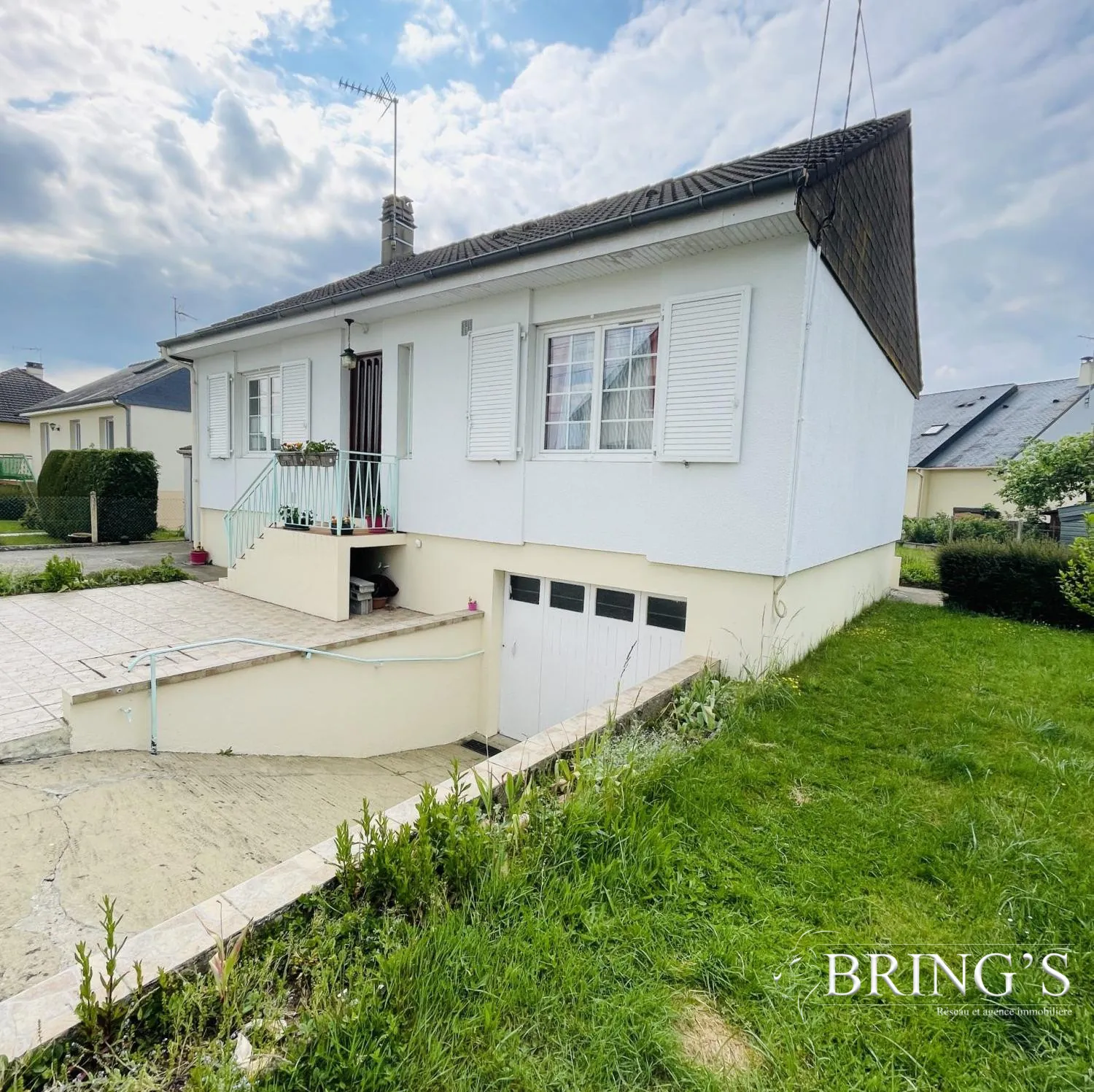 Maison familiale à vendre à Saint-Paterne-Le Chevain – 81,88 m² avec jardin 
