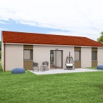 Maison neuve à construire à Nogent – Modèle CEDRUS, 2 chambres, garage, prestations modernes
