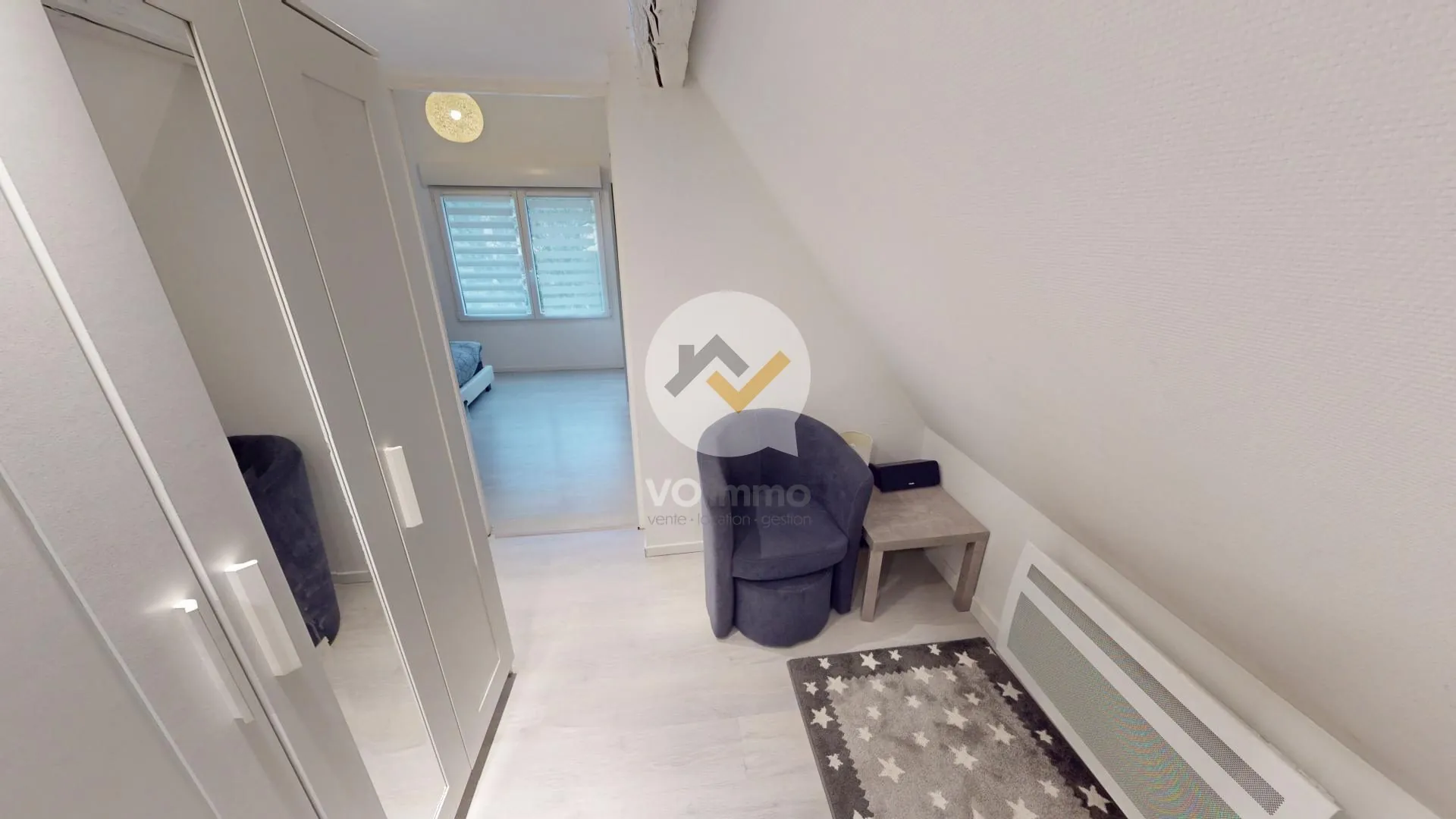 Maison de village rénovée à Lautenbach avec terrasse plein sud, 2 chambres 