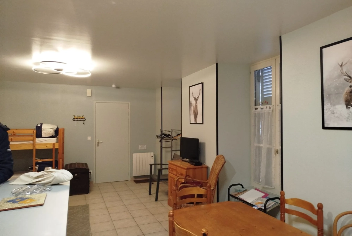 Appartement T1/2 à vendre à Besse-et-Saint-Anastaise avec jardin privé 
