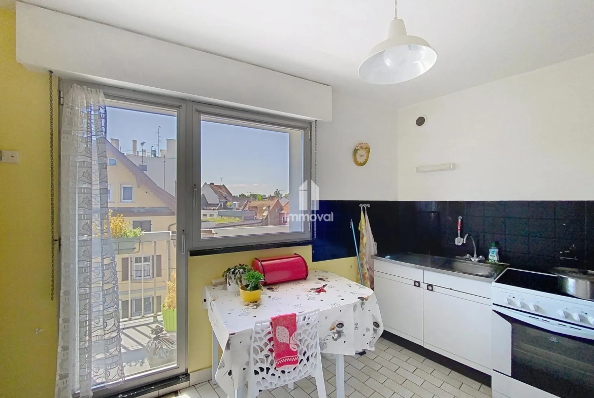 Appartement 2 pièces à Strasbourg Robertsau - 60,19 m² avec parking et cave 