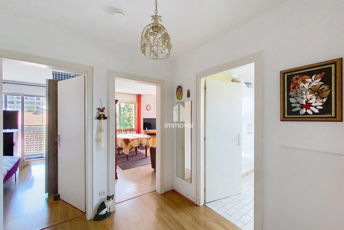 Appartement 2 pièces à Strasbourg Robertsau - 60,19 m² avec parking et cave 