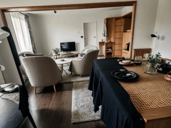 Appartement F4 loué à Herserange avec cave et garage, investissement sûr