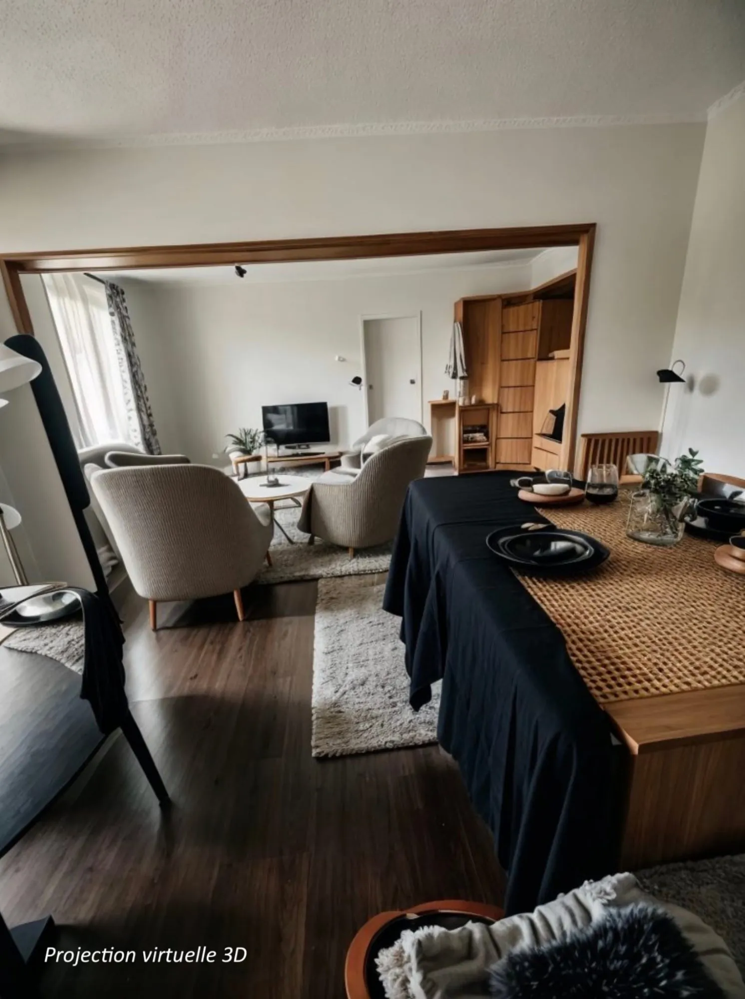 Appartement F4 loué à Herserange avec cave et garage, investissement sûr 