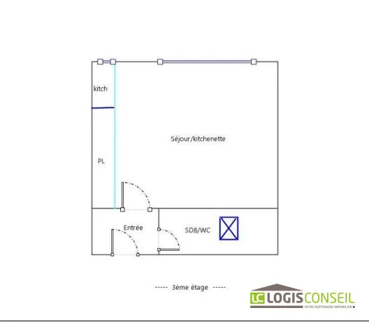 Studio à Bourg-la-Reine de 24,63 m² avec ascenseur, idéal pour investissement ou premier achat 