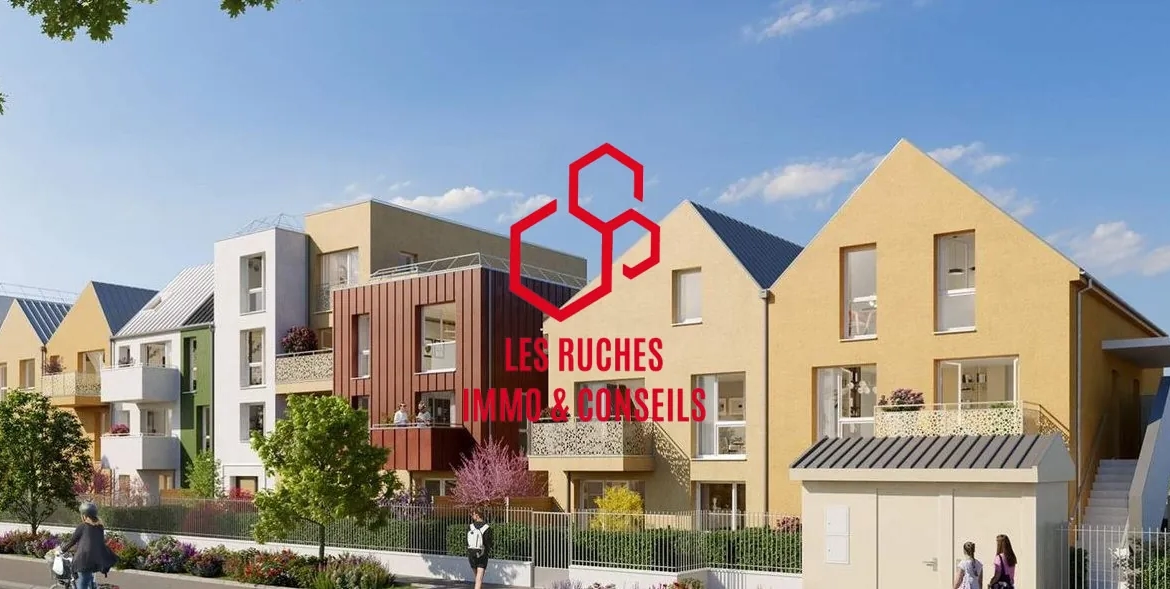 Appartement à vendre à Melun avec terrasse et jardin privé de 46,45 m² 