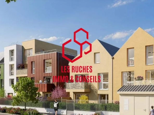 Appartement T2 lumineux avec terrasse et jardin à Melun - 46,45 m²