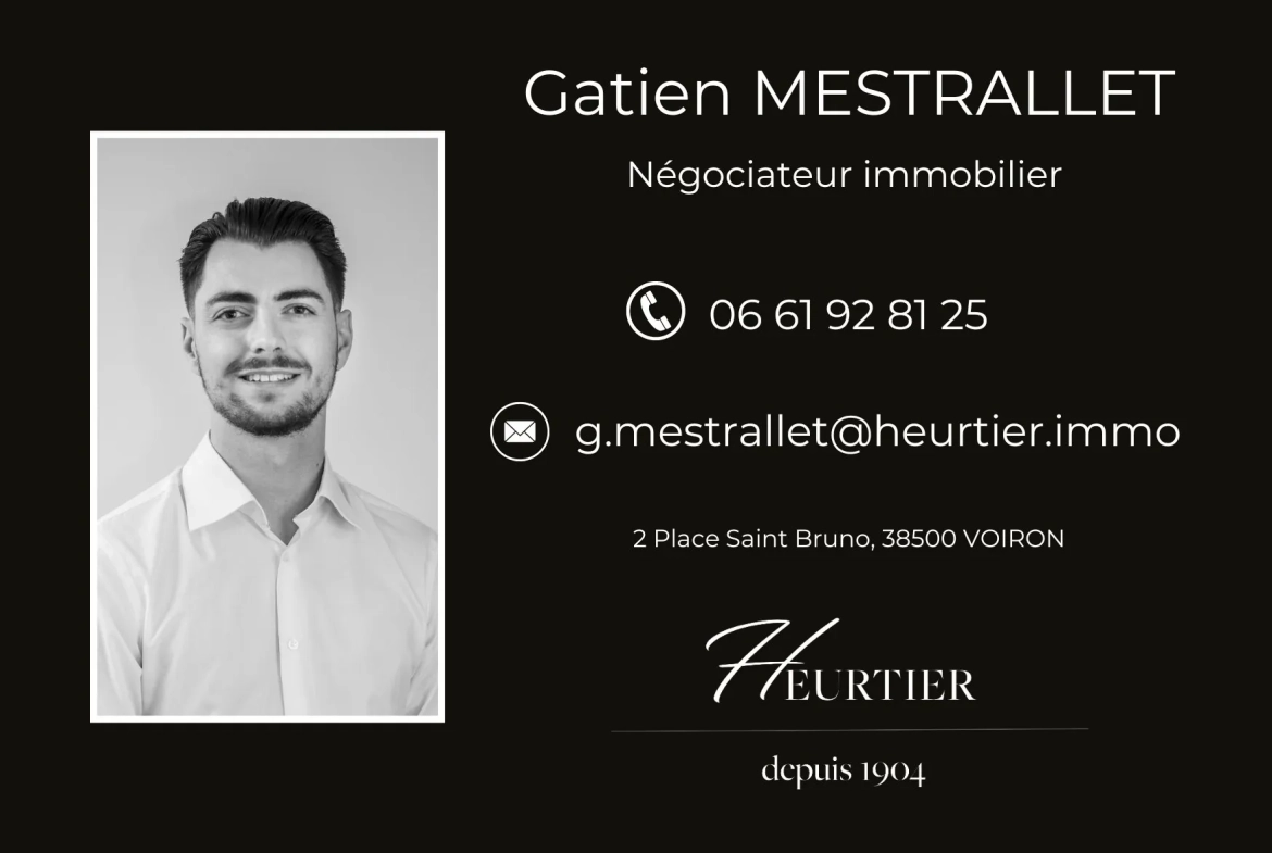 Appartement T5 avec jardin et sous-sol à Voiron 