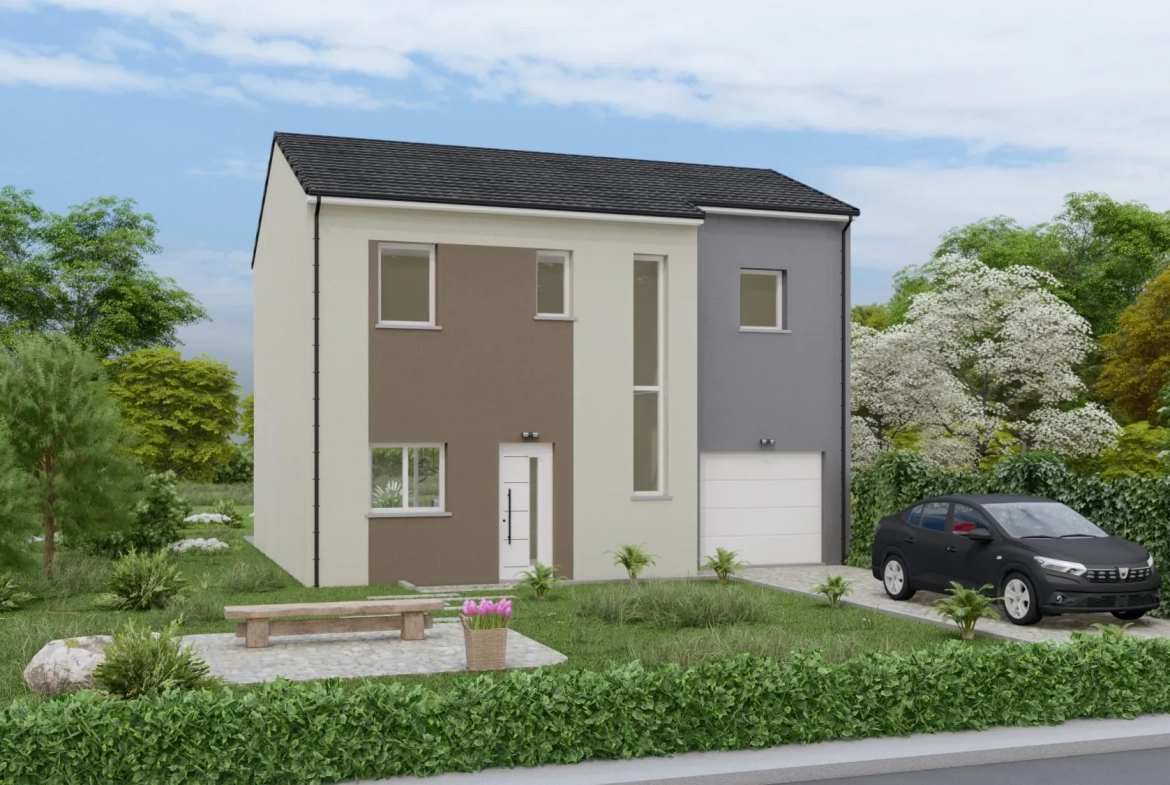 Maison neuve à construire à Goncourt - Modèle Veronica sur mesure 