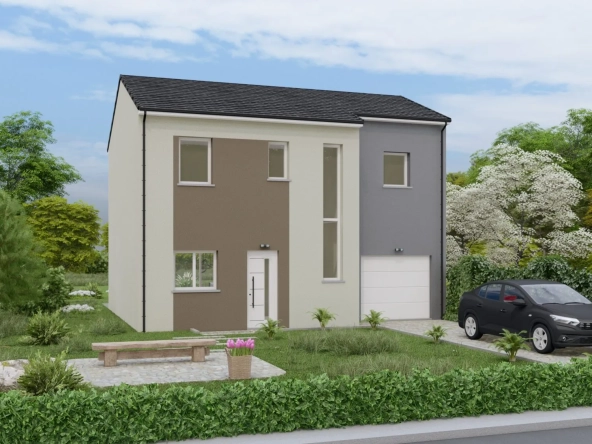 Maison neuve à construire à Goncourt - Modèle Veronica sur mesure
