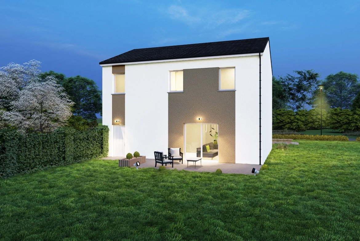 Maison neuve à construire à Goncourt - Modèle Veronica sur mesure 