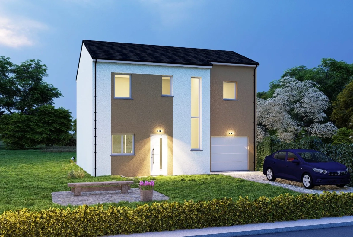 Maison neuve à construire à Goncourt - Modèle Veronica sur mesure 