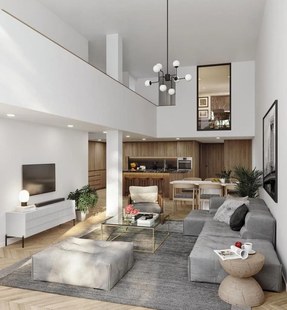 Loft brut à aménager dans la Lainière Résidence à Roubaix 