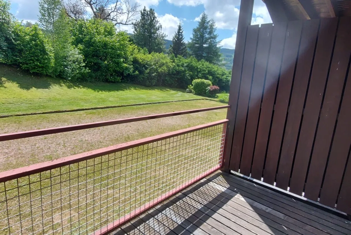Studio à vendre à Xonrupt-Longemer avec balcon et parking souterrain 