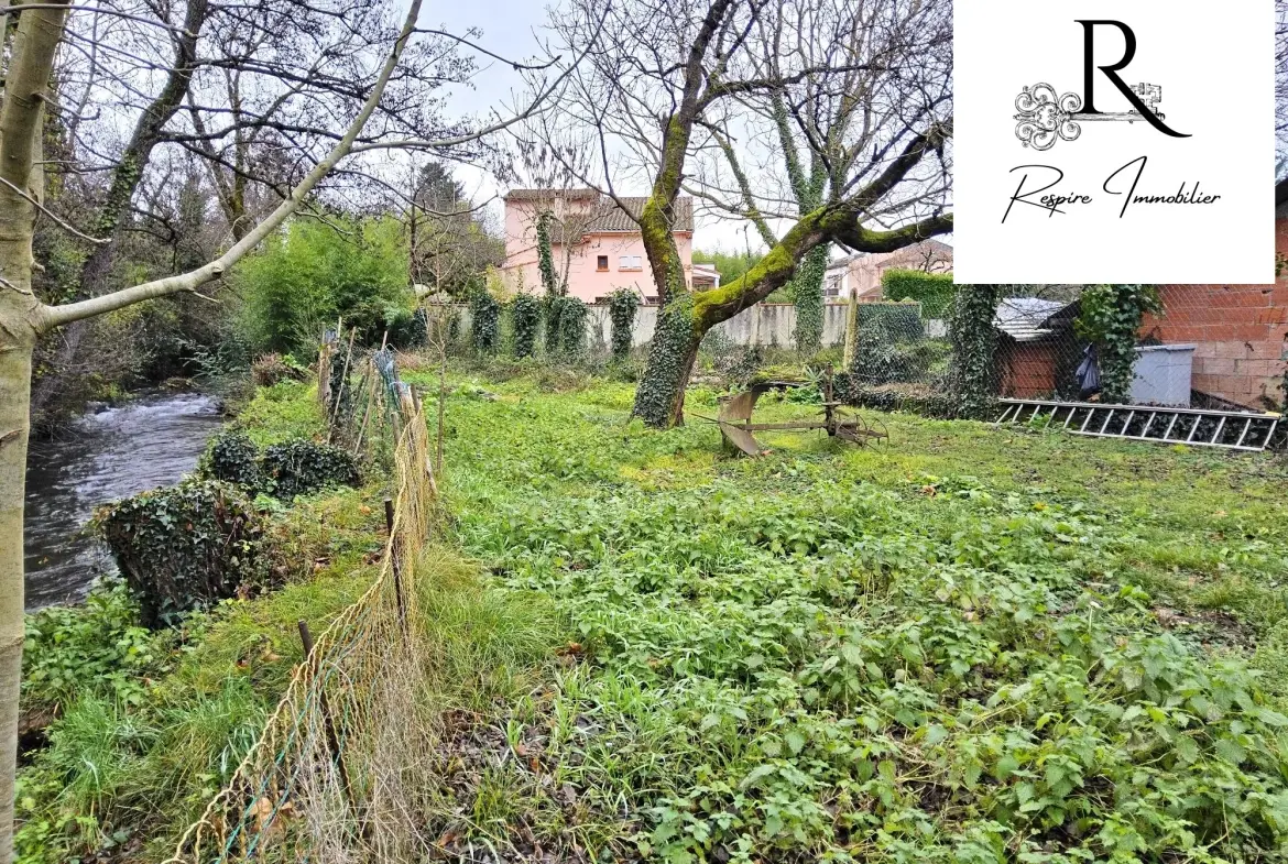 Maison à rénover à Pamiers, charme et potentiel au bord de l'Ariège 