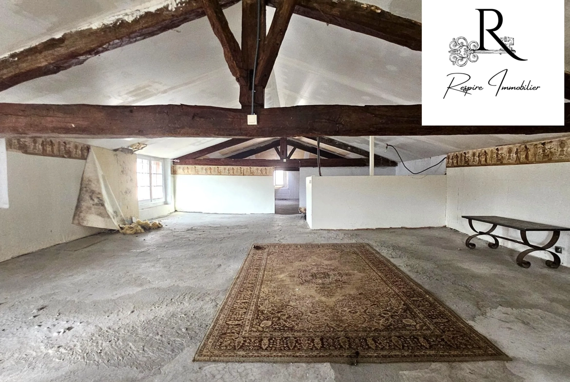 Maison à rénover à Pamiers, charme et potentiel au bord de l'Ariège 