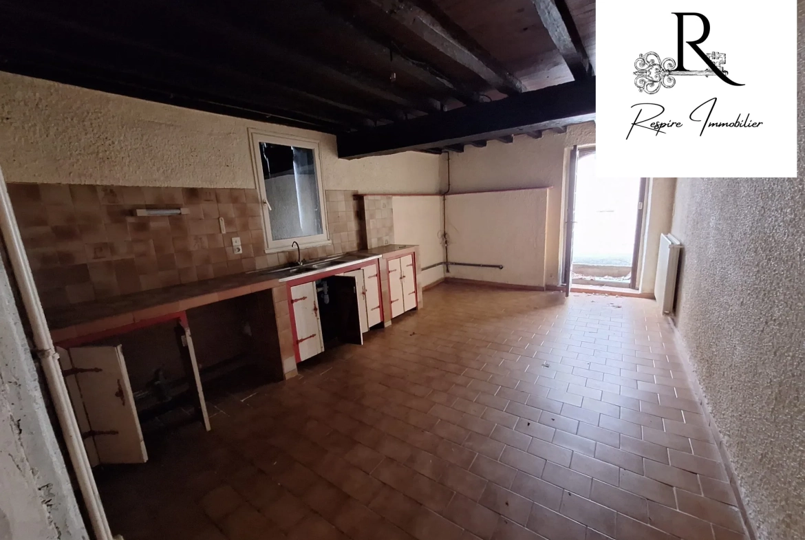 Maison à rénover à Pamiers, charme et potentiel au bord de l'Ariège 