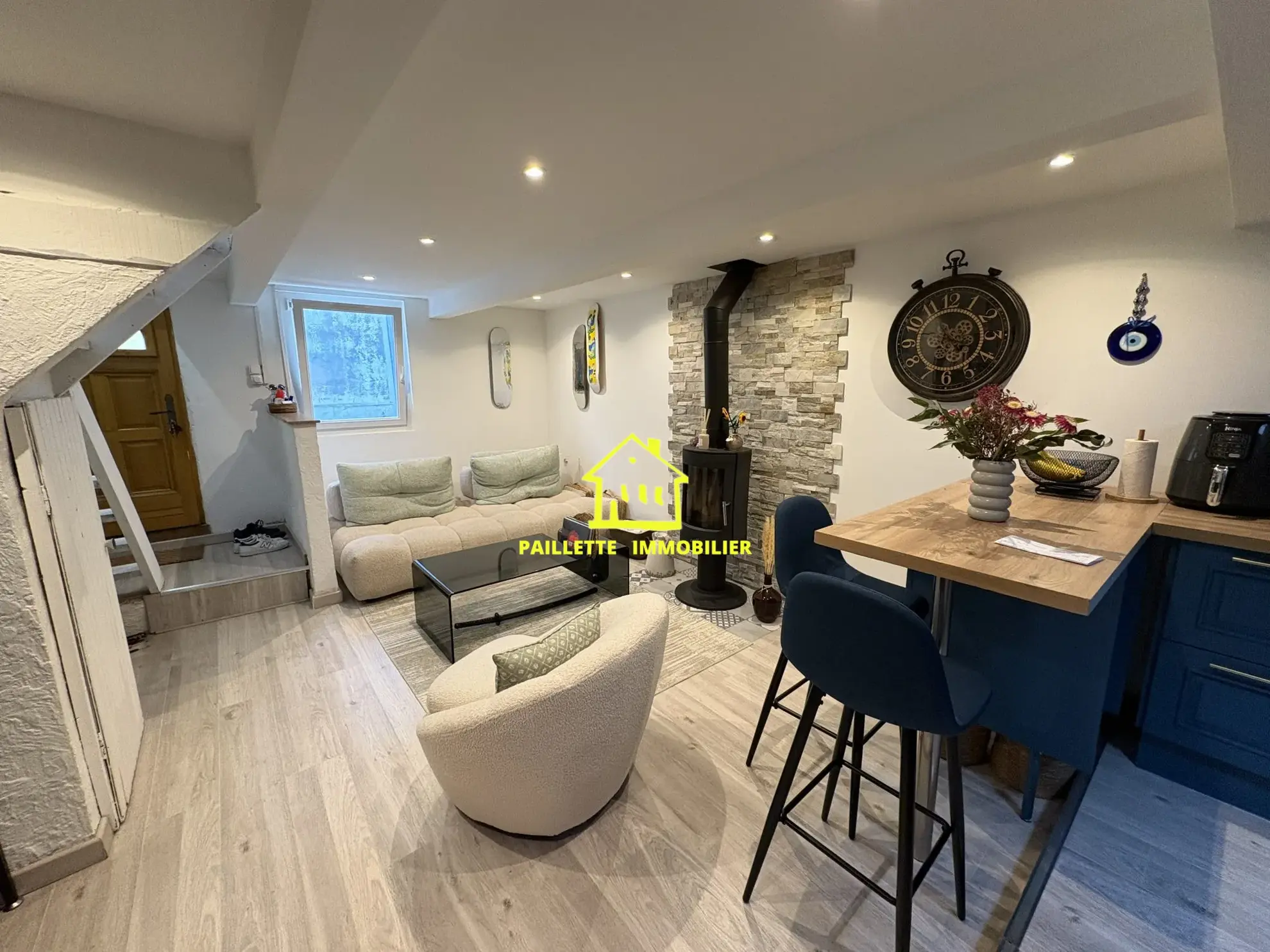 Maison de ville à Octeville-sur-Mer – 1 chambre, sans travaux, centre bourg 